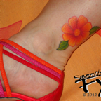 flower ankle